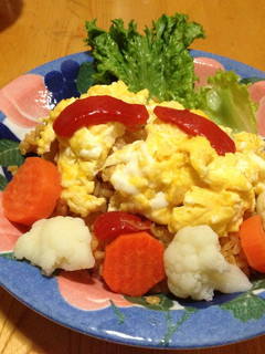 手抜きオムライス風-レシピのメイン写真