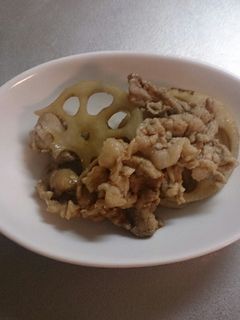 蓮根と豚肉のキンピラ-レシピのメイン写真