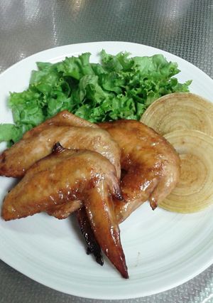 簡単ウマウマ！手羽先のオーブン焼き❤-レシピのメイン写真