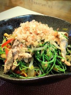 豚肉と豆苗の炒め物-レシピのメイン写真