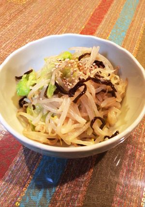 もやしとキャベツの塩昆布ナムル-レシピのメイン写真