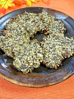 甘栗で✿ごまたっぷり薄焼き煎餅-レシピのメイン写真