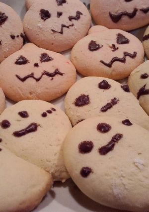 ハロウィンクッキー おばけ かぼちゃ-レシピのメイン写真