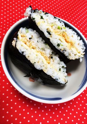 ✾おにぎらず✾朝ごはん、行楽に彩り三色-レシピのメイン写真