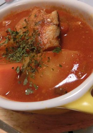レンジだけで作るサバ缶のトマト煮-レシピのメイン写真