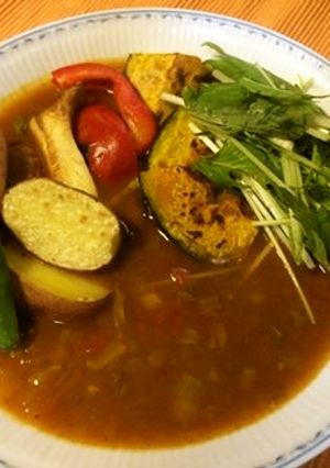 スパイスだけのヴィーガンスープカリー-レシピのメイン写真