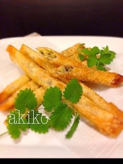 簡単、美味しいおさつ春巻き-レシピのメイン写真