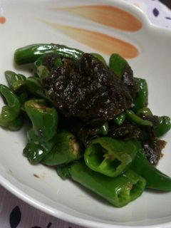 万願寺と海苔の炒め物-レシピのメイン写真