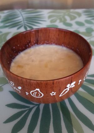 離乳食☆後期　豆乳入り味噌汁-レシピのメイン写真