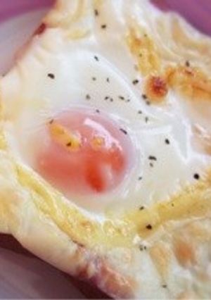 とろ〜りチーズのハムエッグトースト-レシピのメイン写真