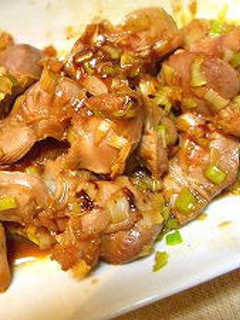 砂肝のにんにくネギ焼き-レシピのメイン写真