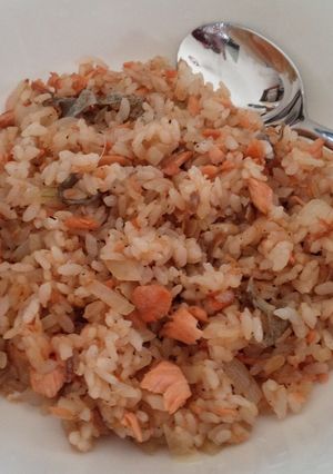 鮭チャーハン-レシピのメイン写真