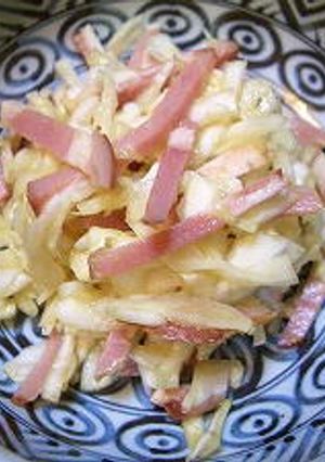 焼き豚とキャベツの辛子酢醤油和え-レシピのメイン写真