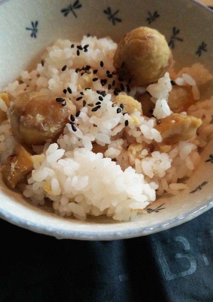 簡単栗ごはん！炊飯器に入れるだけ。-レシピのメイン写真