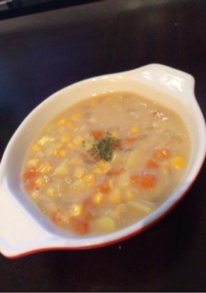 野菜たっぷり☆コーンクリームスープ-レシピのメイン写真