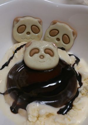 キャラメルさくさくぱんだぷりん-レシピのメイン写真