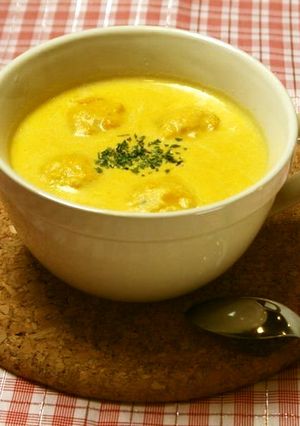 簡単！鶏だんごのかぼちゃのスープ-レシピのメイン写真