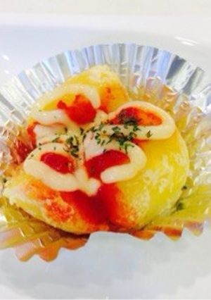 お弁当に！ポテトのケチャマヨ焼き-レシピのメイン写真
