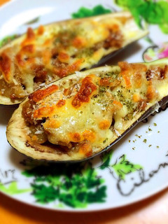 マヨ味噌味のなすボート-レシピのメイン写真