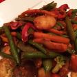 野菜の適当甜麺醤炒め