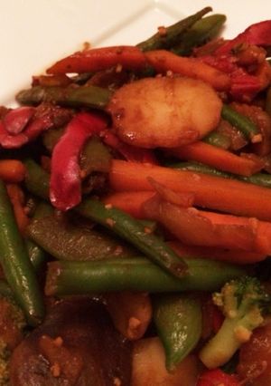 野菜の適当甜麺醤炒め-レシピのメイン写真