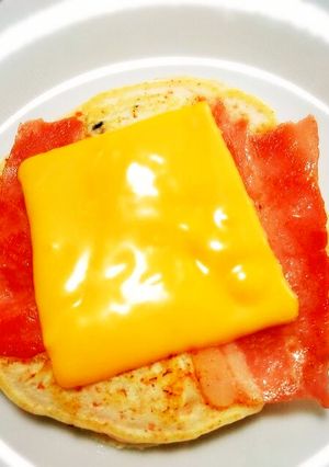絞りかす入り♡お食事人参パンケーキ～♪-レシピのメイン写真