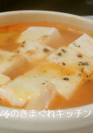トマトチーズ豆腐-レシピのメイン写真