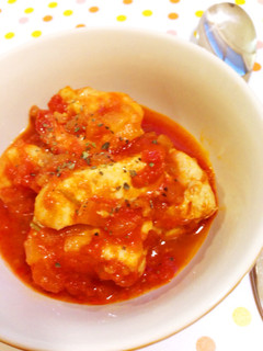 鮪と海老のトマトソース煮込み-レシピのメイン写真