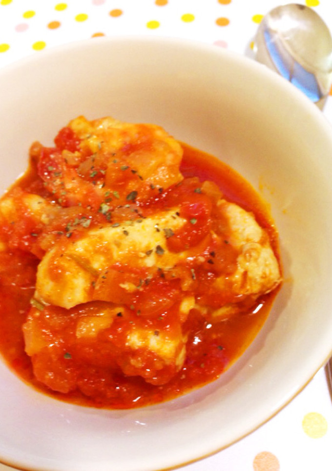 鮪と海老のトマトソース煮込み-レシピのメイン写真
