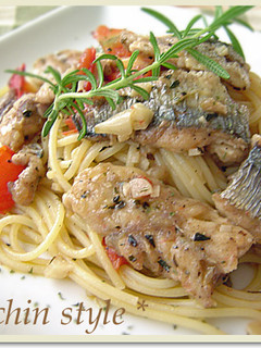 秋刀魚のスパゲティー-レシピのメイン写真