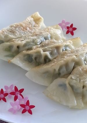 空心菜ギョウザ-レシピのメイン写真