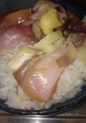 簡単だけど美味しい刺身茶漬け-レシピのメイン写真