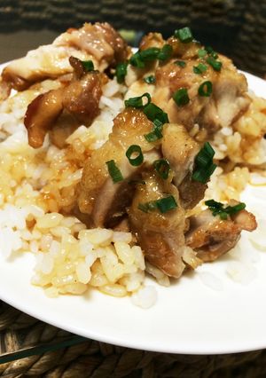 お一人様ガーリックチキン丼-レシピのメイン写真