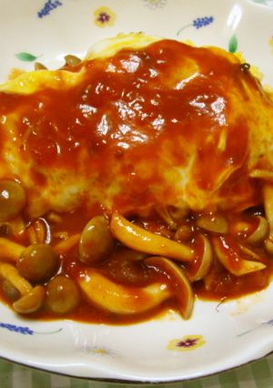 きのこオムライス-レシピのメイン写真