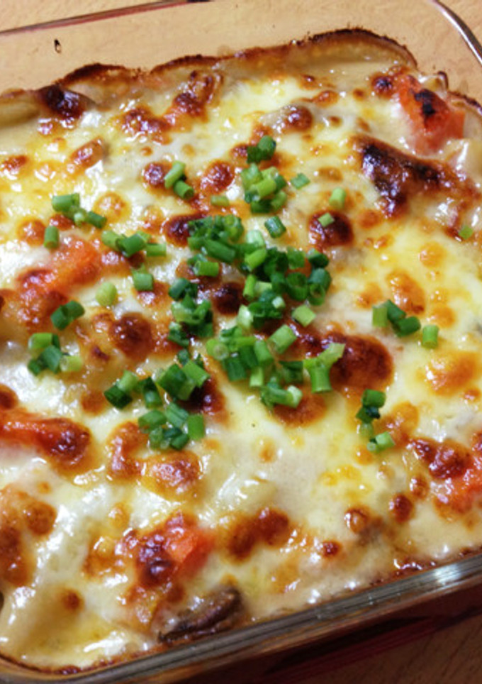 秋鮭ときのこのみそ風味グラタン-レシピのメイン写真