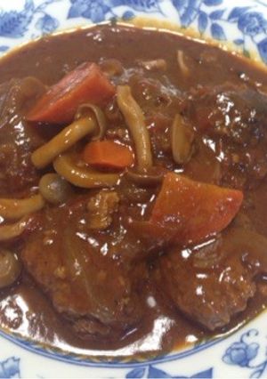 炊飯器で！煮込みハンバーグ-レシピのメイン写真