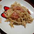 えのきとサラミのクリーミーもやし炒め