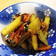 さつまいもとごぼうのきんぴら