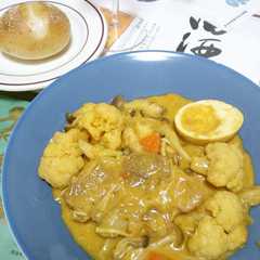 รูปของ ポークソテーココナッツカレーシチュー