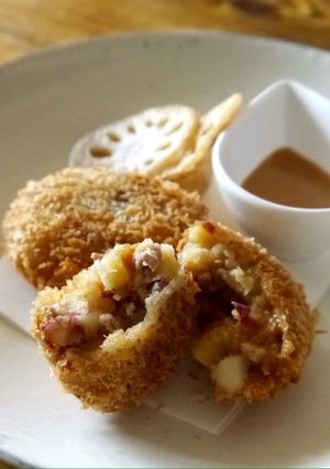 じゃがいもさつまいもみそ風味コロッケ-レシピのメイン写真