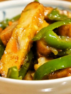 野菜てんぷらとピーマンの味噌炒め-レシピのメイン写真