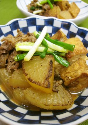 すき焼き味の厚揚げと大根の煮物-レシピのメイン写真
