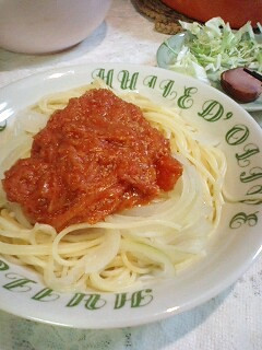 トマトとカニのパスタ-レシピのメイン写真