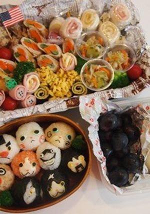 妖怪ウォッチ＊運動会弁当-レシピのメイン写真