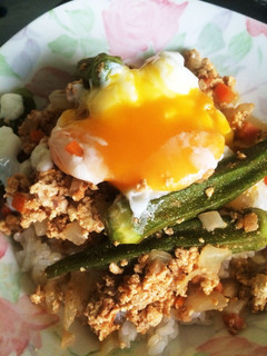 まるまるオクラのキーマカレー-レシピのメイン写真
