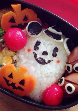 ハロウィン✴︎ミッキー キャラ弁-レシピのメイン写真