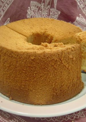 はちみつシフォンケーキ-レシピのメイン写真