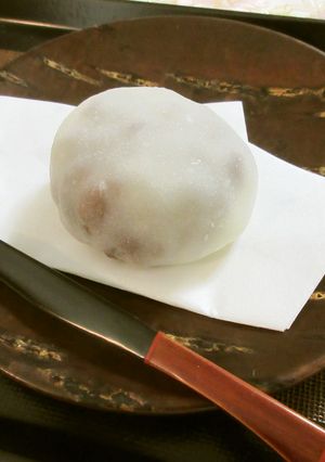 塩大福 小豆缶、小豆レーズン餡手作りでも-レシピのメイン写真