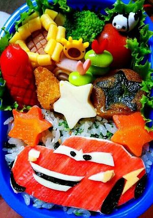 カーズ マックイーン キャラ弁-レシピのメイン写真
