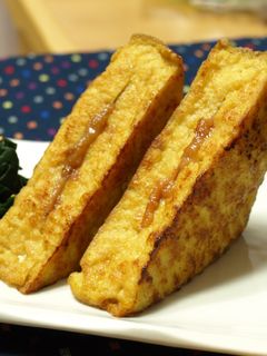 焼くだけ簡単!厚揚げの梅はさみ焼き-レシピのメイン写真